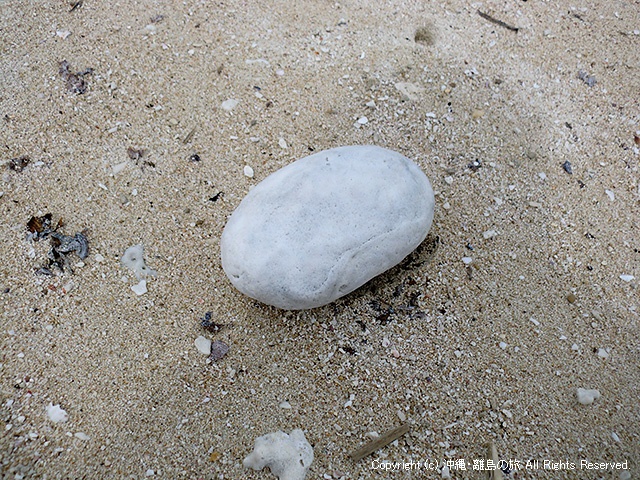 イシキ浜の石
